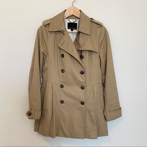 Banana Republic Khaki Trench Coat